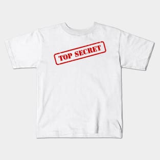 Top Secret Rubber Stamp Kids T-Shirt